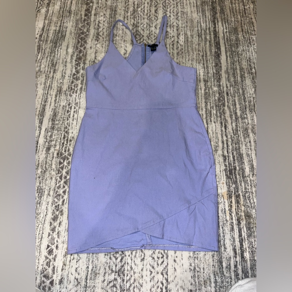 Revamped Light Purple Mini Dress